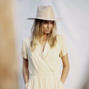 Lack of Color Palma Fedora straw hat size s/m